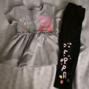 Girls Peppa Pig outfit